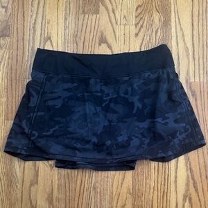 lululemon athletica Black Camo Skirt